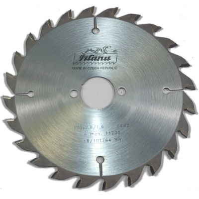 Диск пильный HW Pilana 170×2.6/1.6×30 z24 91 WZ